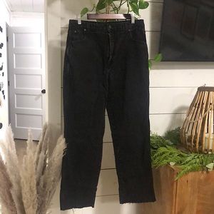Boulet Vintage Black Hem Mom Jeans Size 29